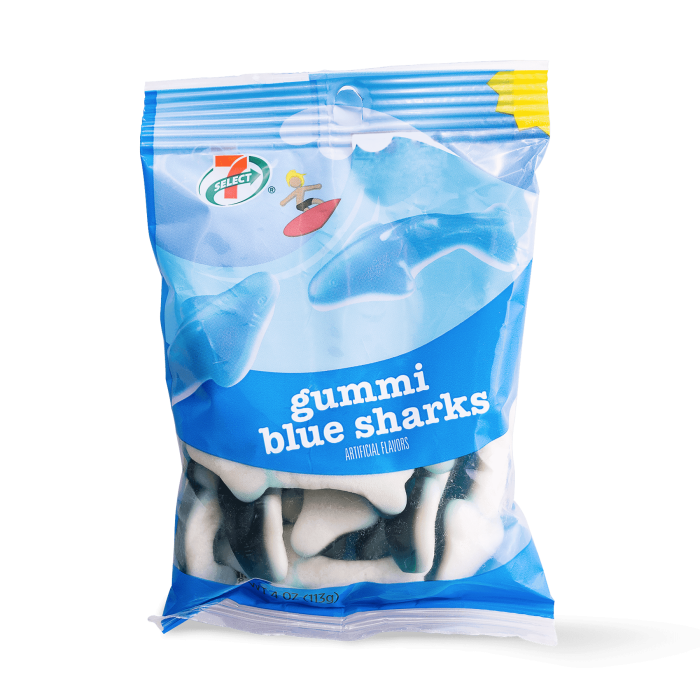 Gummi Blue Sharks