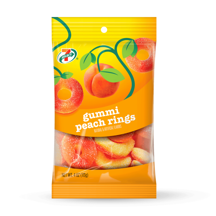 Gummi Peach Rings