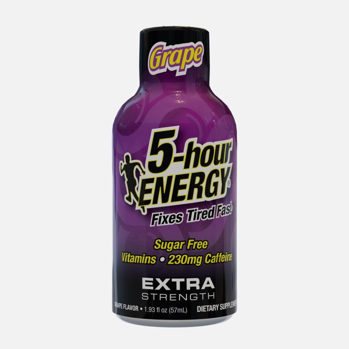 5-Hour ENERGY® Shot, Extra Strength, Grape, 1.93 oz