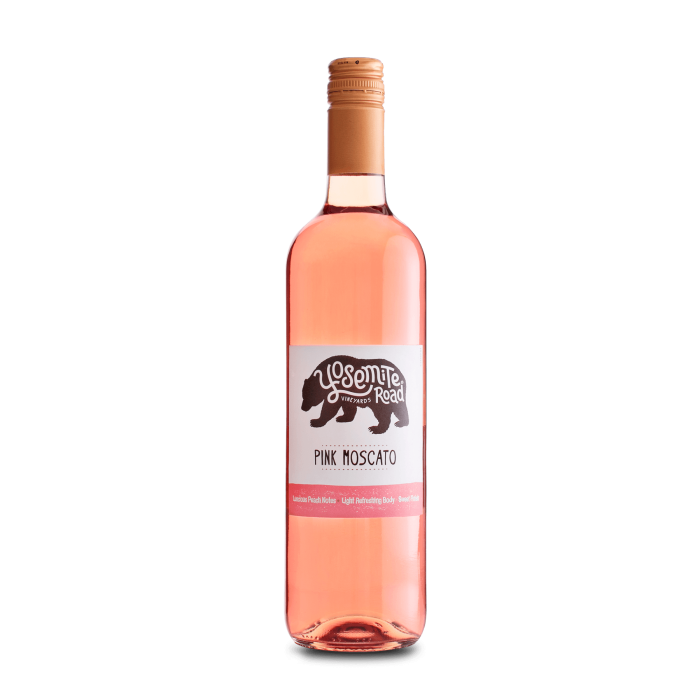 Yosemite Road Vineyards Pink Moscato Wine